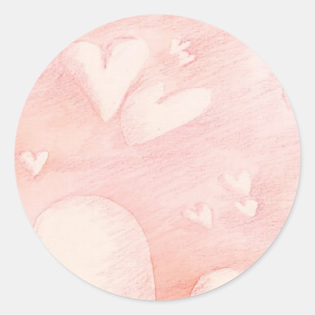 Corações Flutuantes - Adesivo (Frente)