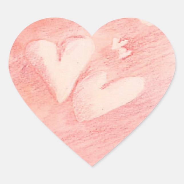 Corações Flutuantes - Adesivo (Frente)