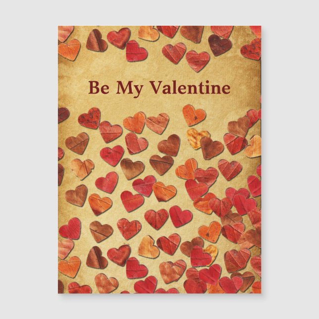 Corações Folha de outono - Namorados (Frente)