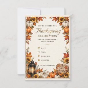 Corações Gratos & Momentos de Gratidão Cartão 🍂🦃