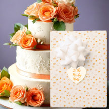 Corações - Laranja Escuro sobre Laranja Claro