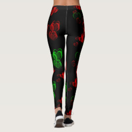 corações Leggings moderno padrão de tendências ele