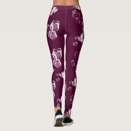 corações Leggings moderno padrão de tendências ele