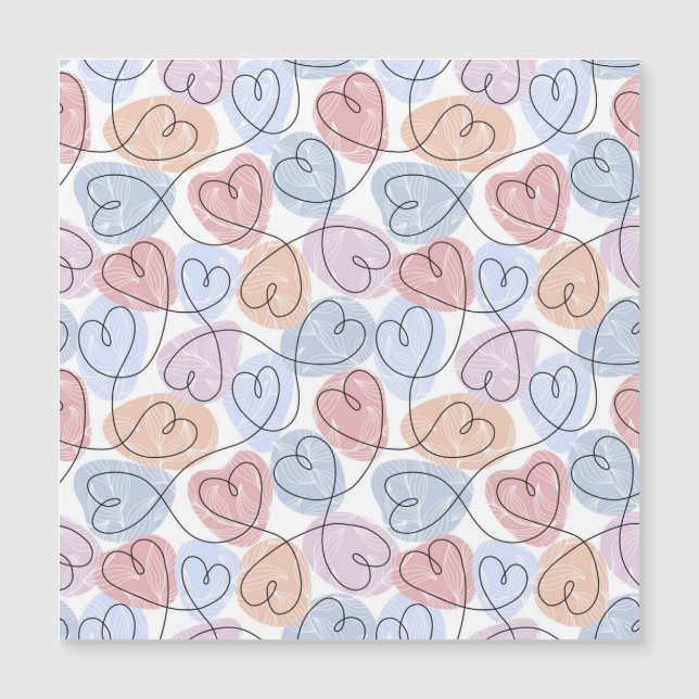 Corações Macios: Linha Contínua do Dia dos Namorad (Frente)