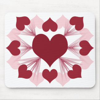 Corações Mousepad
