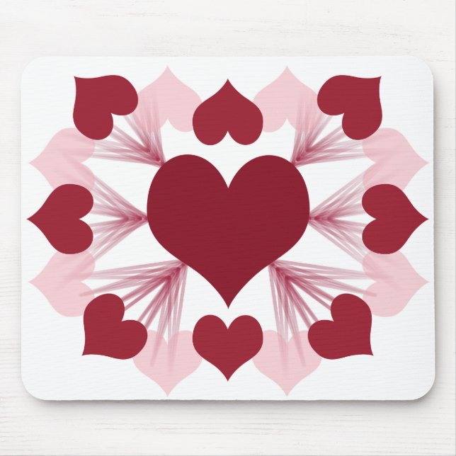 Corações Mousepad (Frente)