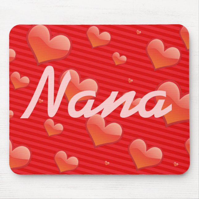 Corações Mousepad de Nana (Frente)