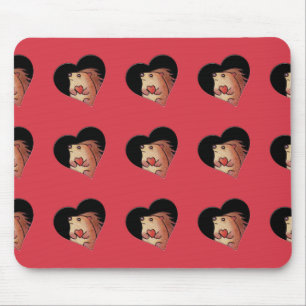 Corações Mousepad do ouriço