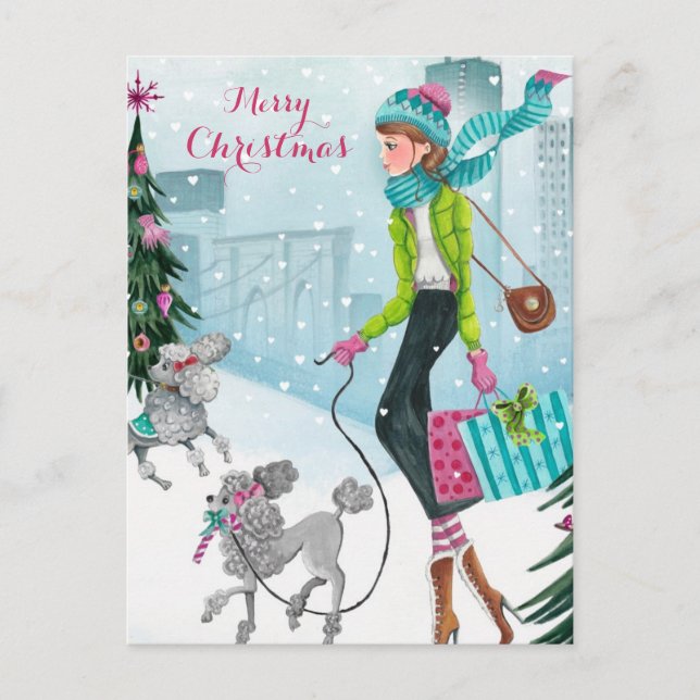 Corações nevantes - cartões postais (Frente)