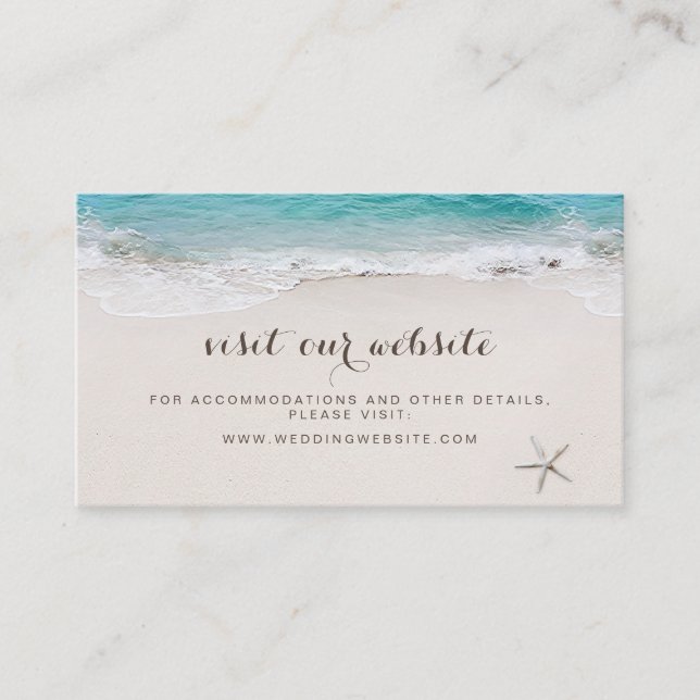 Corações no website da praia Inserir cartão (Frente)