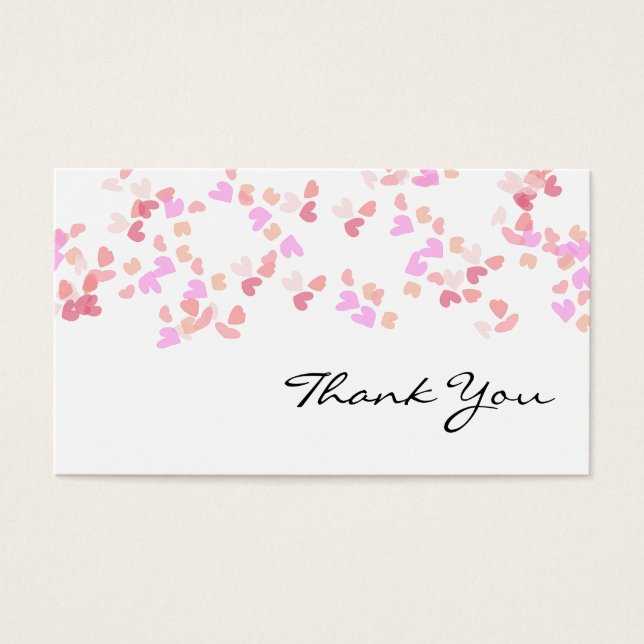 Corações obrigado você (Frente)