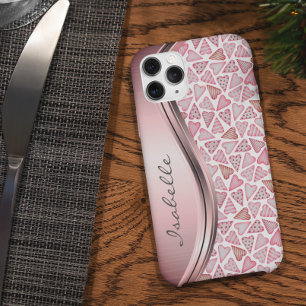 Corações Personalizados Rosa Amor de Namorado
