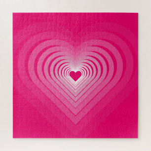 Corações Rosa, Quebra-cabeça de Jigserra, Dão Amor