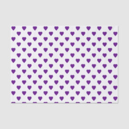 Corações Roxos em Papel de Tecido de Fundo Persona