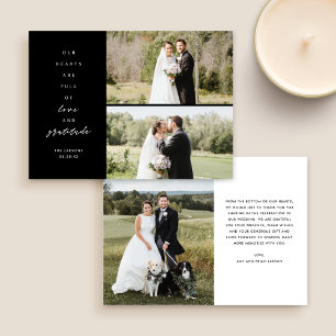 Corações são Cheio Três Foto de Cartões de agradec