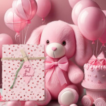 Corações - Vermelho em Ombre Rosa Claro