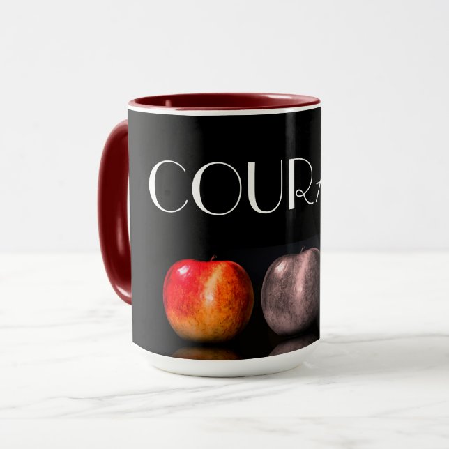 CORAGEM, CANECA DE CAFÉ (Frente Esquerda)