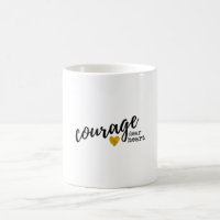 Coragem caro Coração Caneca
