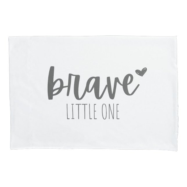 corajoso cancer de infância Pillowcase (Frente)