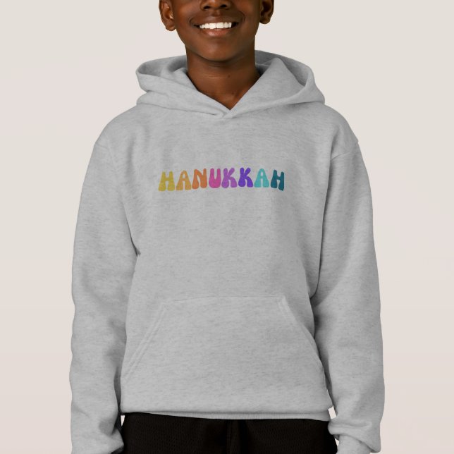 Corajoso Hanukkah Text Boy's (Frente)