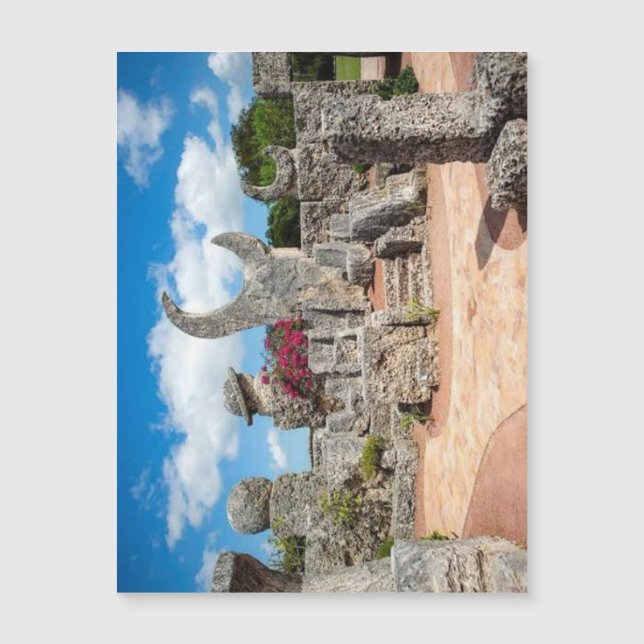 Coral Castle Flexible Magnet (Frente)