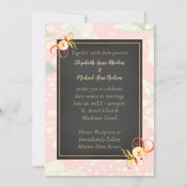 Coral Colorido Brilhante Pessegueiro Convite Flora