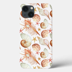 Coral Com Conchas E Caranguejos