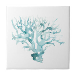 Coral de Aquarela - Azul