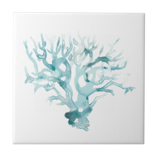 Coral de Aquarela - Azul (Frente)