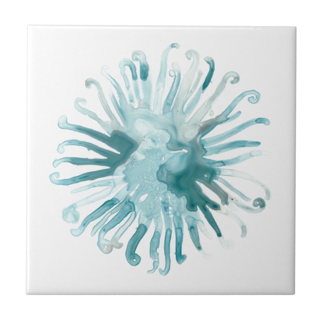 Coral de Aquarela - Azul 2 (Frente)