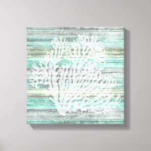 Coral de Decoração Costeira Rústica