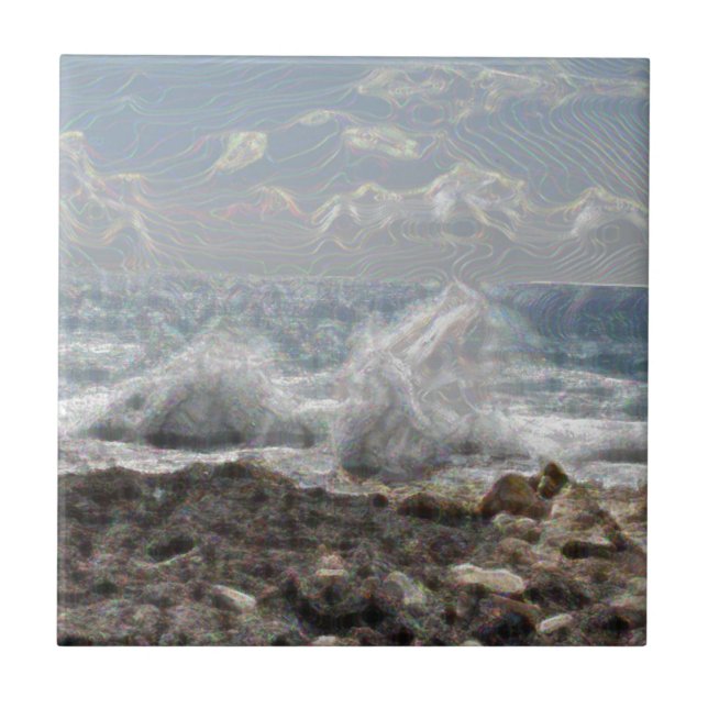 Coral e ondas (Frente)