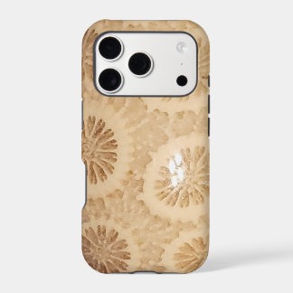 Coral fossilizado de capas de iphone