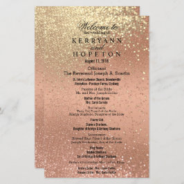 Coral Laranja e Dourado brilho - Programa