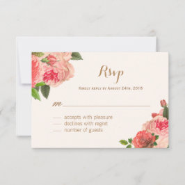 Coral Peonie Romântico e Placas RSVP Glitter Doura