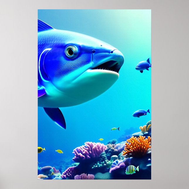 Coral Reef - Impressão de Arte Canvas (Frente)