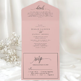 Coral Rosa Macio Moderno Simples Script