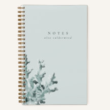 Coral Verde de Cor das Águas Modernas Personalizad