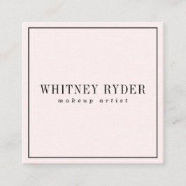 Coram os cartões de visitas modernos cor-de-rosa