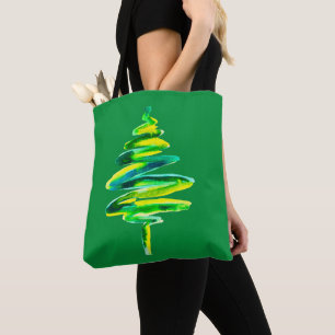 Corante aquoso das árvores de Natal Saco de Tote