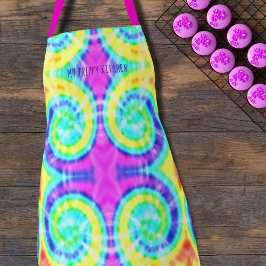 Corante Colorido, Hippie Trippy Apron Personalizad