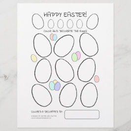 Corante de Ovos de Páscoa Cuta com Padrões