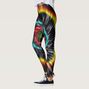 Corante Preto Opal Tie, Leggings