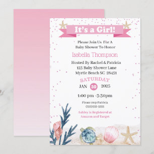 Corante Rosa Abaixo do Convite Marítimo