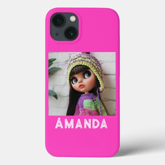 Corda de tração rosa-neon (Verso)