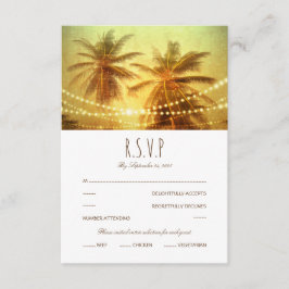 Corda Tropical Palm Tree Light Beach Weding RSVP