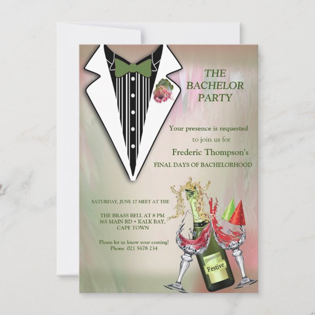 Corda Tuxedo do Rei Protea (Frente)