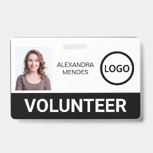 Cordão de Crachá Personalizado de Voluntário Logot