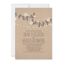 Cordas de Luz Cura Convite de casamento Russo Flor