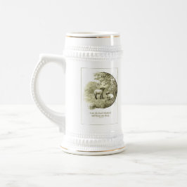 Cordeiros & caneca da escritura